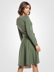 Medvilninė suknelė su dirželiu Tessita T323, žalia kaina ir informacija | Suknelės | pigu.lt