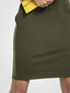 Medvilninė suknelė aukštu kaklu Tessita T296, žalia kaina ir informacija | Suknelės | pigu.lt