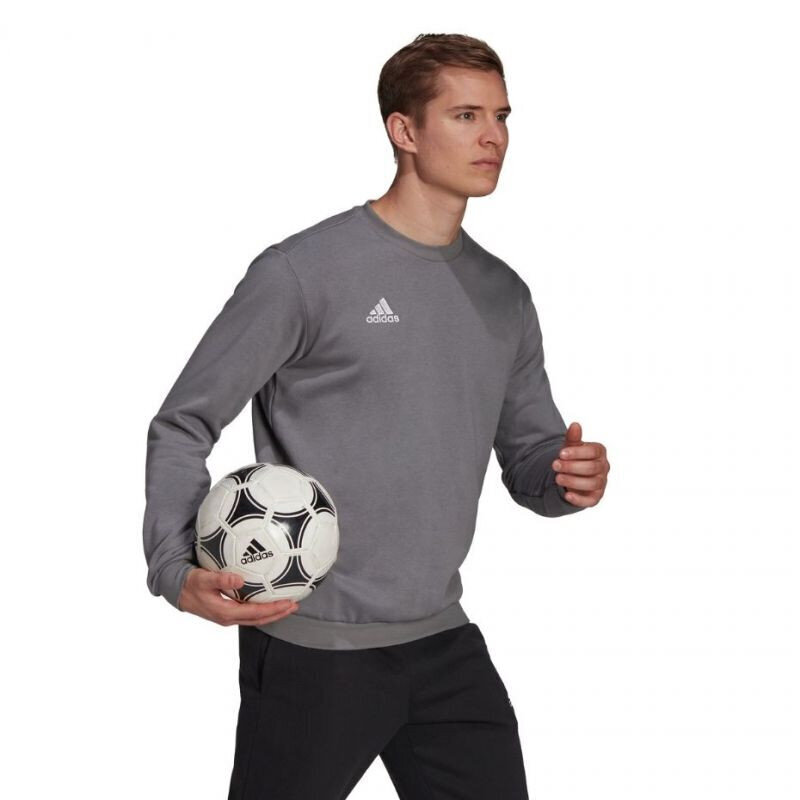 Džemperis vyrams Adidas Entrada 22 Sweat Top M H57479, pilkas kaina ir informacija | Sportinė apranga vyrams | pigu.lt