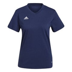 Женская футболка Adidas Entrada 22 HC0440, темно-синий цена и информация | Adidas teamwear Спорт, досуг, туризм | pigu.lt