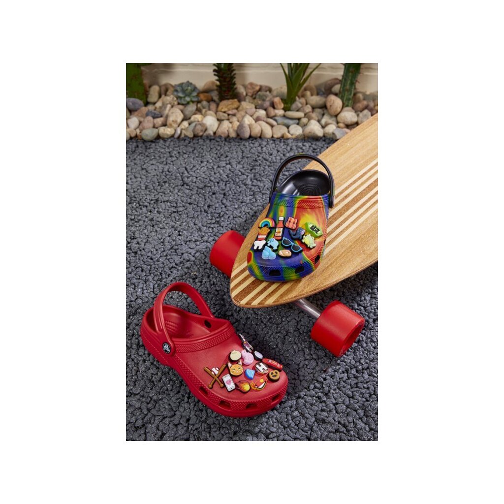 Crocs™ šlepetės vaikams Classic Clog Kid's 166111, raudonos kaina ir informacija | Guminės klumpės vaikams | pigu.lt