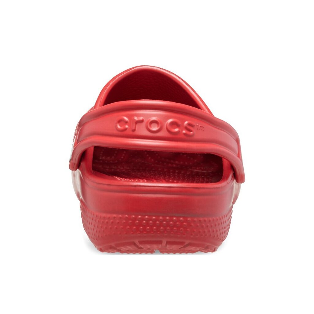 Crocs™ šlepetės vaikams Classic Clog Kid's 166111, raudonos kaina ir informacija | Guminės klumpės vaikams | pigu.lt