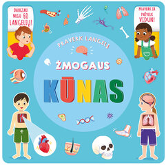 Žmogaus kūnas. Daugiau negu 60 langelių цена и информация | Развивающие книги | pigu.lt