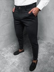 Kelnės vyrams Polo DJ/5526-741035, juodos цена и информация | Мужские брюки | pigu.lt