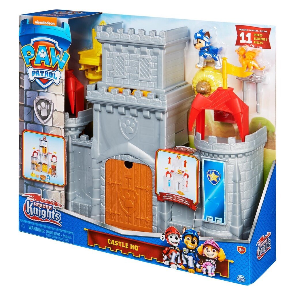 Žaidimų rinkinys Šunyčiai Patruliai (Paw Patrol) Knight Castle, 6062103 kaina ir informacija | Žaislai berniukams | pigu.lt