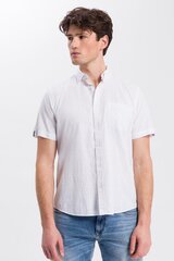 Marškiniai vyrams Cross 35445008, balti kaina ir informacija | Vyriški marškiniai | pigu.lt