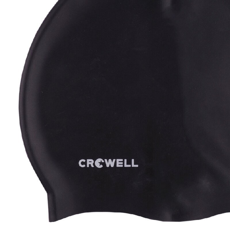 Maudymosi Kepuraitė Silikoninė Crowell Mono Breeze Col1 Juoda цена и информация | Plaukimo kepuraitės | pigu.lt