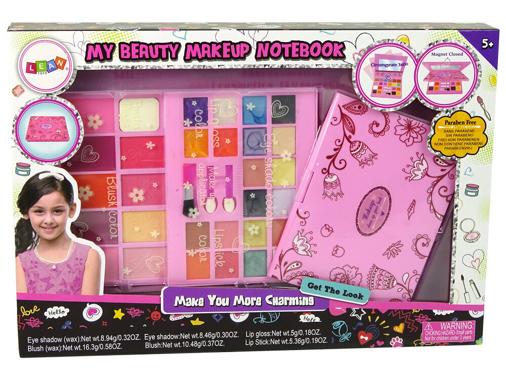 Vaikiška makiažo paletė Beauty Palette Makeup Set For Girls цена и информация | Kosmetika vaikams ir mamoms | pigu.lt
