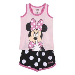 Летняя пижама для мальчиков Minnie Mouse, чёрная / розовая цена и информация | Пижамы, халаты для девочек | pigu.lt