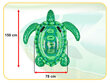INTEX Turtle pripučiamas valties čiužinys 150cm kaina ir informacija | Pripučiamos ir paplūdimio prekės | pigu.lt