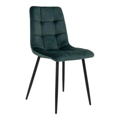 2-jų kėdžių komplektas Middelfart, žalias kaina ir informacija | Virtuvės ir valgomojo kėdės | pigu.lt