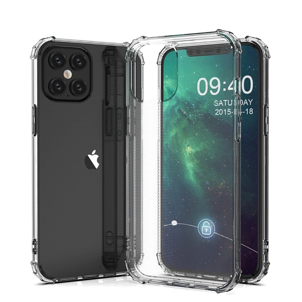 Anti Shock 1,5mm case, skirtas Samsung Galaxy A52 4G / A52 5G / A52S 5G, skaidrus kaina ir informacija | Telefono dėklai | pigu.lt