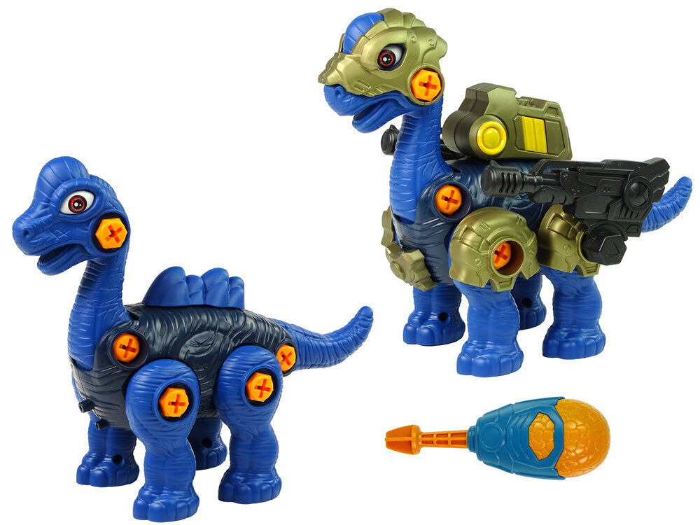 Dinozauras su garso ir šviesos efektais, mėlynas цена и информация | Žaislai berniukams | pigu.lt