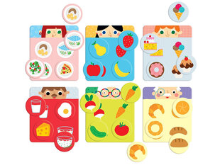 Vaikiškas dėlionė - Maisto produktai, 6 dalys kaina ir informacija | Dėlionės (puzzle) | pigu.lt