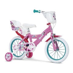 Vaikiškas dviratis Toimsa Minnie Huffy, 14", rožinis kaina ir informacija | Dviračiai | pigu.lt