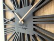 Sieninis laikrodis Kvadratinis loftas kaina ir informacija | Laikrodžiai | pigu.lt