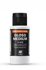 Gloss Medium 60 ml. 73470 Vallejo цена и информация | Принадлежности для рисования, лепки | pigu.lt