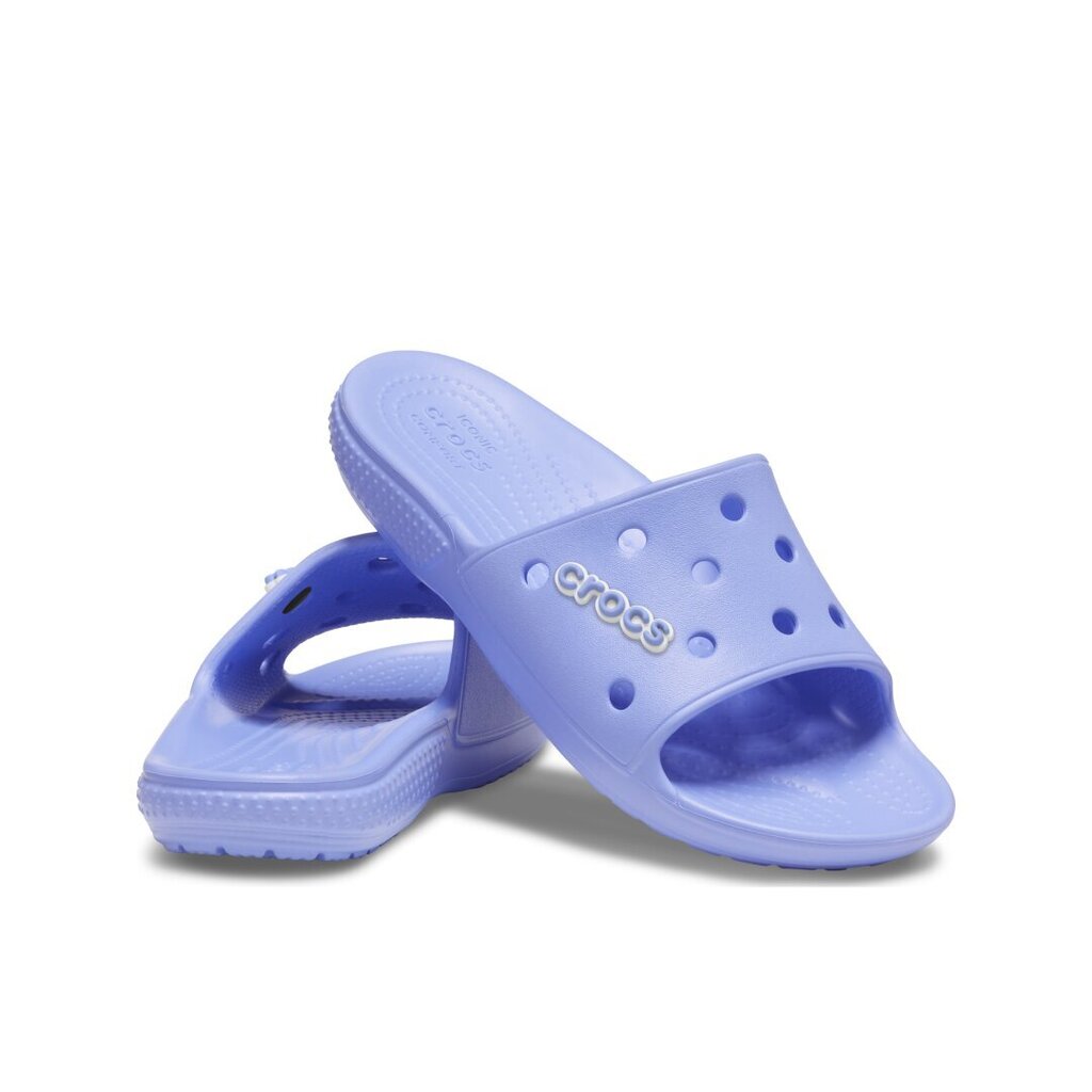 Šlepetės moterims Crocs™ Classic Slide 206121 180140, mėlynos kaina ir informacija | Šlepetės moterims | pigu.lt