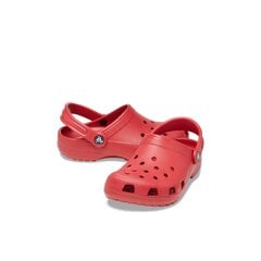 Crocs™ šlepetės vaikams Classic Clog Kid's 206990 165984, raudonos kaina ir informacija | Guminės klumpės vaikams | pigu.lt