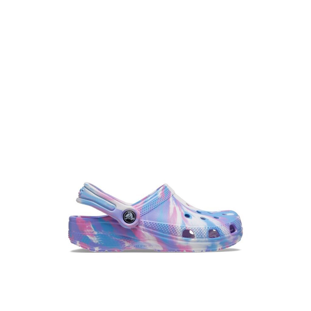 Crocs™ šlepetės vaikams Classic Marbled Clog Kid's 207464 180670, mėlynos цена и информация | Šlepetės, kambario avalynė vaikams | pigu.lt