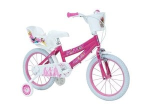 Dviratukas vaikams Huffy Princess 16" Bike, baltas/rožinis kaina ir informacija | Dviračiai | pigu.lt