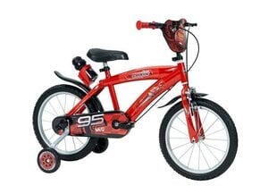 Dviratukas vaikams Huffy Cars 16" Bike, raudonas kaina ir informacija | Dviračiai | pigu.lt