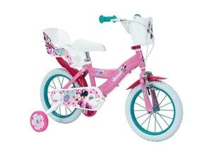 Велосипед детский Huffy Minnie 14", розовый/белый цена и информация | Велосипеды | pigu.lt