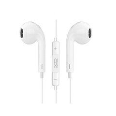 XO wired earphones S8 jack 3,5mm white цена и информация | Наушники | pigu.lt