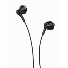 XO Wired earphones EP39 jack 3,5mm black цена и информация | Наушники | pigu.lt