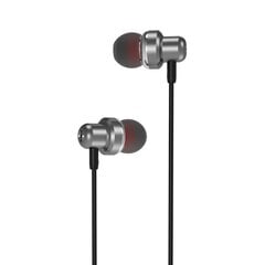 XO Wired earphones EP38 jack 3,5mm gray цена и информация | Наушники | pigu.lt