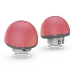 Setty Bluetooth speaker Mushroom red цена и информация | Аудиоколонки | pigu.lt