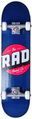 Скейтборд RAD Logo Progressive Complete 7,75", темно-синий цена и информация | Скейтборды | pigu.lt