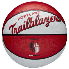 Wilson Team Retro Portland Trail Blazers Mini kamuolys цена и информация | Баскетбольные мячи | pigu.lt