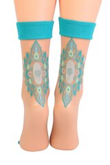 Мягкие блестящие женские носки Kаrinе, светло-мятные  цена и информация | Женские носки | pigu.lt