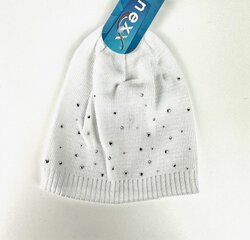 Шапка детская весна-осень, Белый цена и информация | Шапки, перчатки, шарфы для девочек | pigu.lt