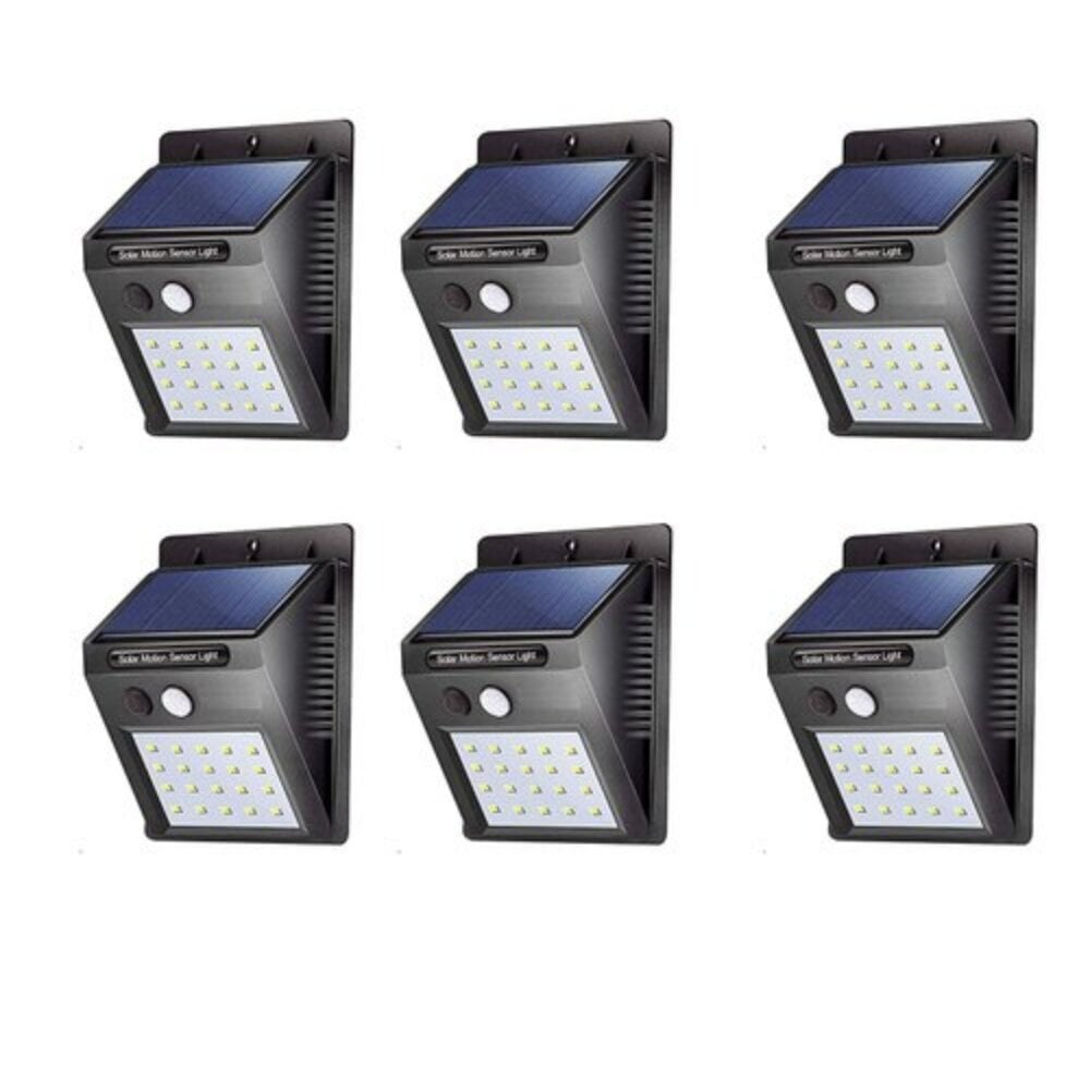 Šviestuvas su saulės baterija 20 LED, 220 Lm kaina ir informacija | Lauko šviestuvai | pigu.lt
