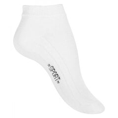 VCA Textil Хлопчатобумажные низкие белые спортивные носки (4 пары) цена и информация | Мужские носки | pigu.lt