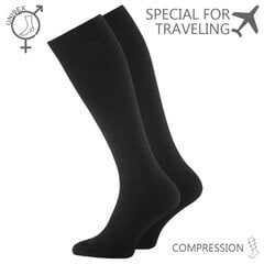 VCA Textil  Компрессионные гольфы для путешествий цена и информация | Мужские носки | pigu.lt