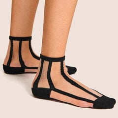 Jeseca черные прозрачные носки (2 пары) цена и информация | Женские носки | pigu.lt