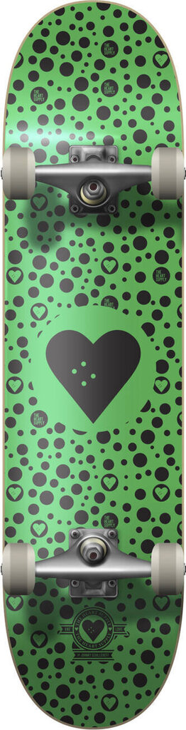 Heart Supply Round Logo riedlentė 8", žalia kaina ir informacija | Riedlentės | pigu.lt