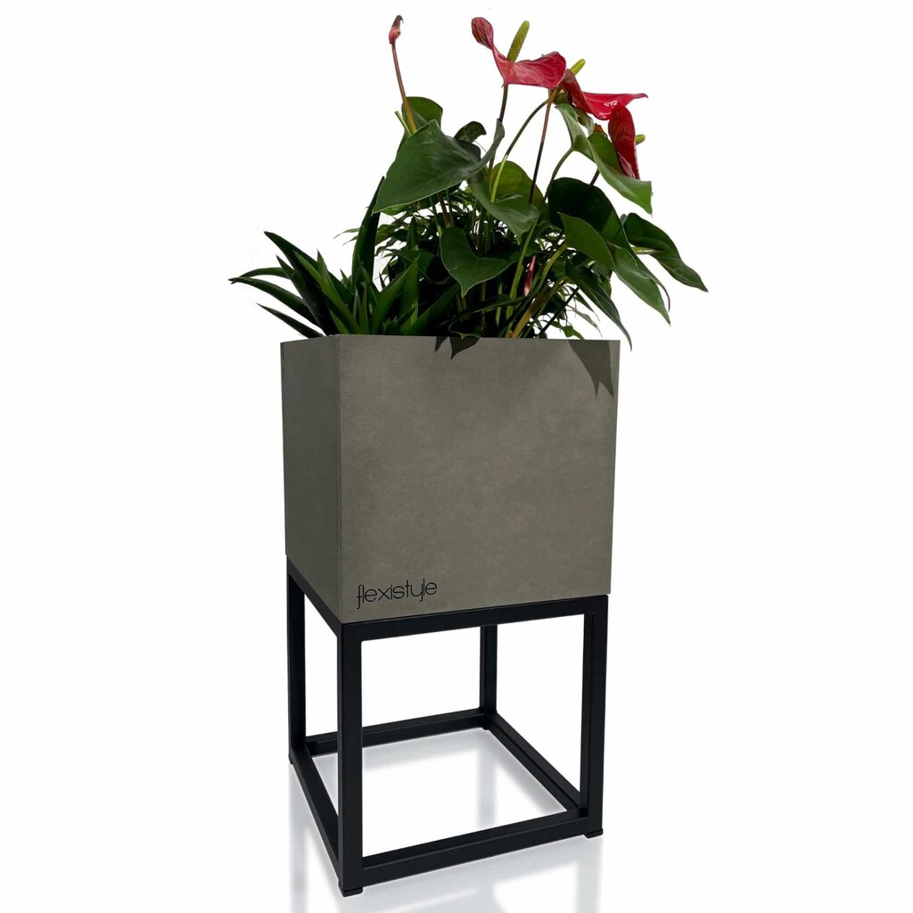 Vazonas augalams - Loft Fiorino 22x22x40 cm kaina ir informacija | Gėlių stovai, vazonų laikikliai | pigu.lt