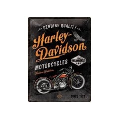 Металлическая пластина 30x40 см / Harley-Davidson - Timeless Tradition цена и информация | Детали интерьера | pigu.lt