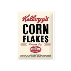 Metalinė lėkštė 30x40 cm / Kellogg´s Corn Flakes The Original kaina ir informacija | Interjero detalės | pigu.lt