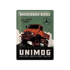 30x40 cm metalinė plokštė/Mercedes-Benz - Unimog kaina ir informacija | Sodo dekoracijos | pigu.lt