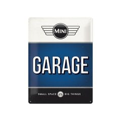 Металлическая пластина 30х40 см / Мини Garage цена и информация | Декорации для сада | pigu.lt