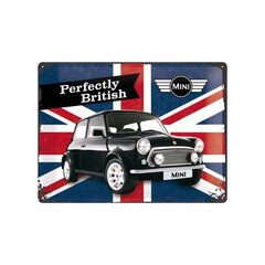 Металлическая пластина 30x40 см / Mini Perfectly British цена и информация | Декорации для сада | pigu.lt