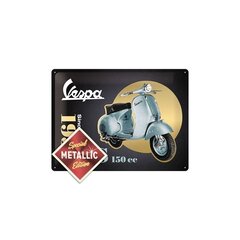 Metalinė plokštė 30x40 cm / Vespa GS 150cc Metallic kaina ir informacija | Sodo dekoracijos | pigu.lt