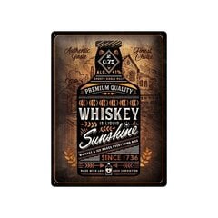 Металлическая пластина 30x40 см / Whiskey Sunshine цена и информация | Садовый палисадник Cellfast 4 Standard 2,3 м графит | pigu.lt