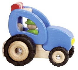 Деревянный трактор цена и информация | Игрушки для мальчиков | pigu.lt