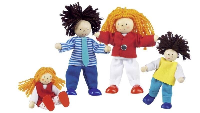 Lanksčios lėlių namelio lėlės „Stilinga šeima" kaina ir informacija | Žaislai mergaitėms | pigu.lt
